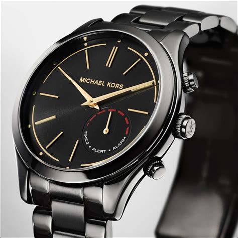 michael kors access slim runway black hybrid smartwatch india|dw7m1 Michael Kors watch.